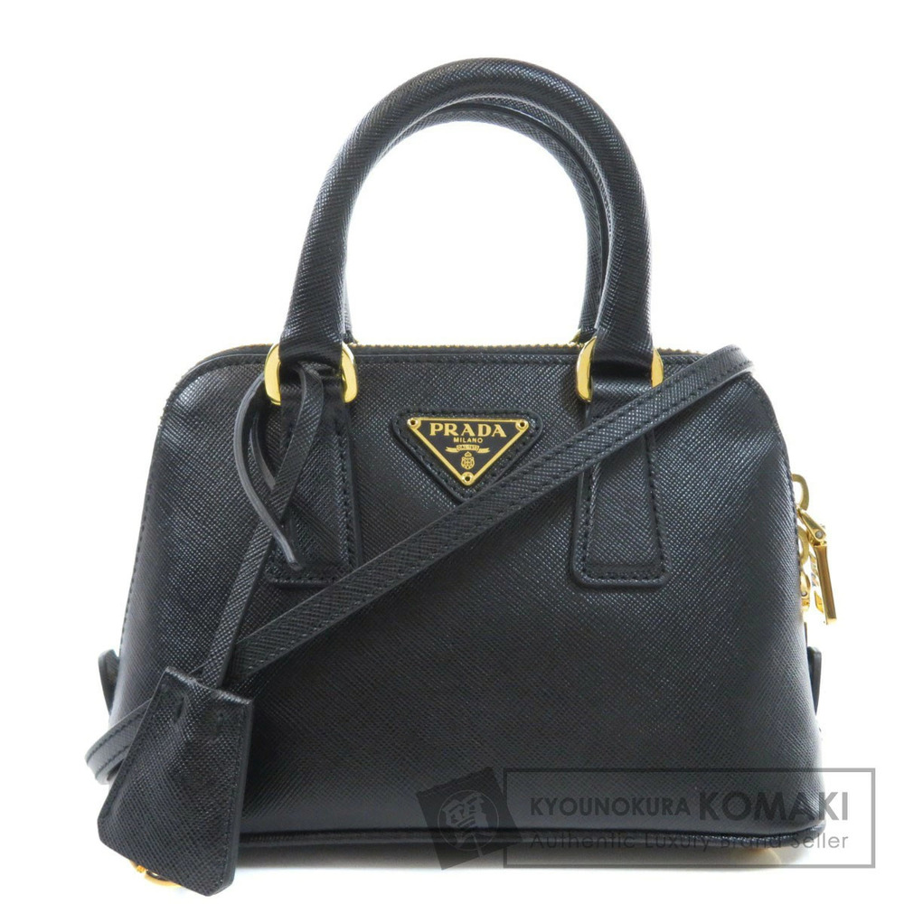 Prada Saffiano Lux Promenade Tote black leather